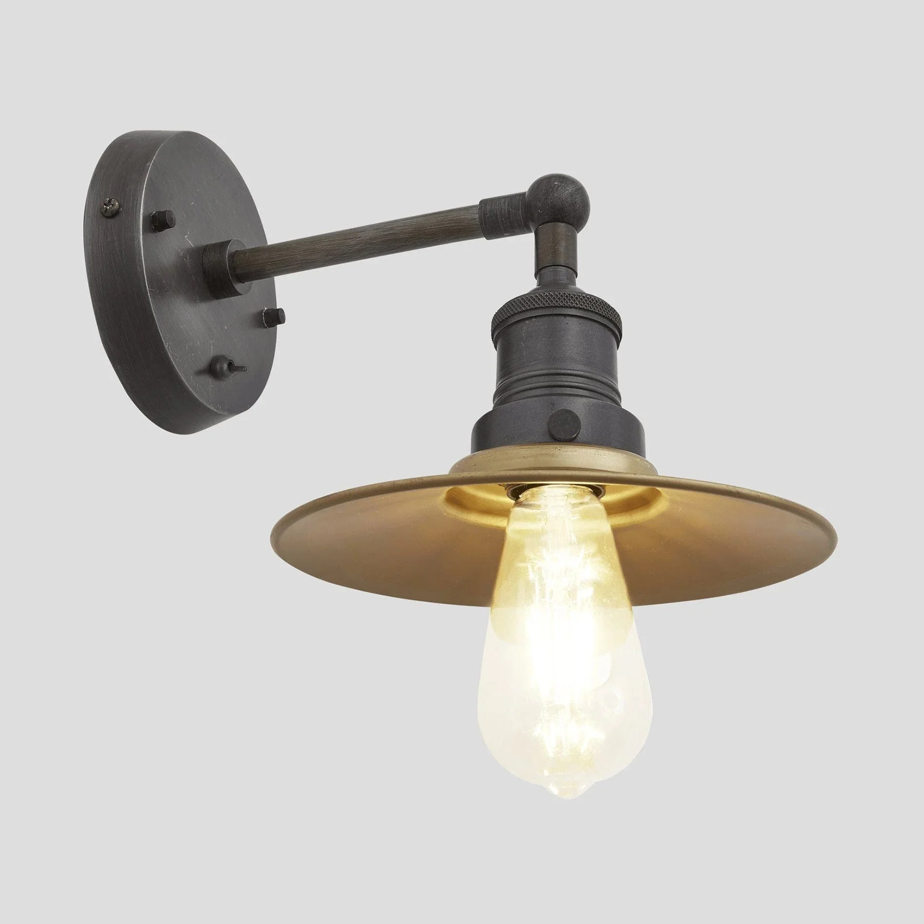 Brooklyn 8" Flat Outdoor Wall Light - Various Finishes - Image 8