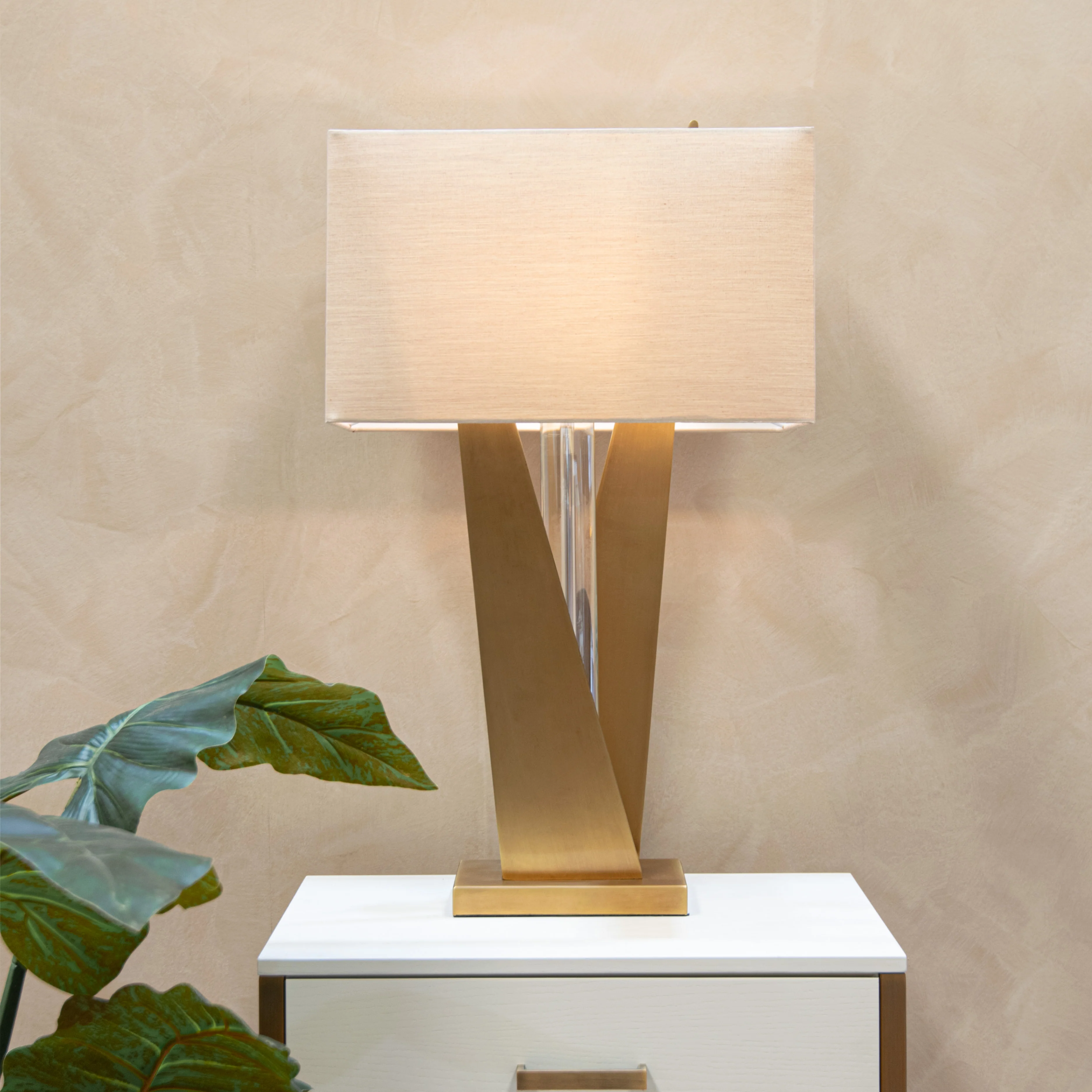 Cabra Table Lamp - Brass & Crystal - Image 2