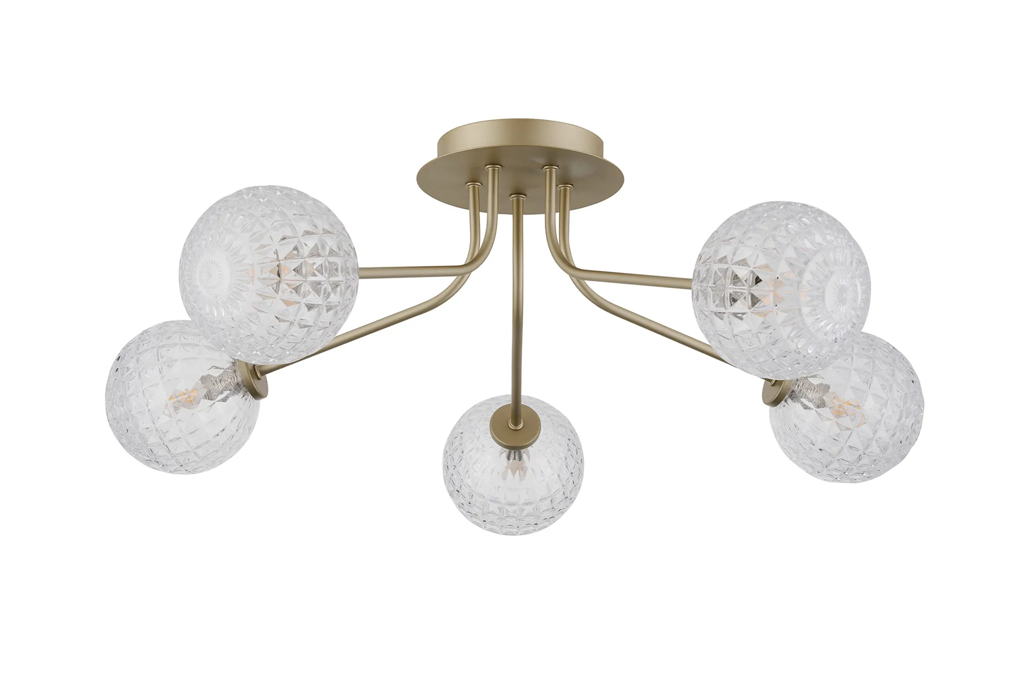 Caledon Semi Flush Light, 5 Light - Various Finishes - Image 22