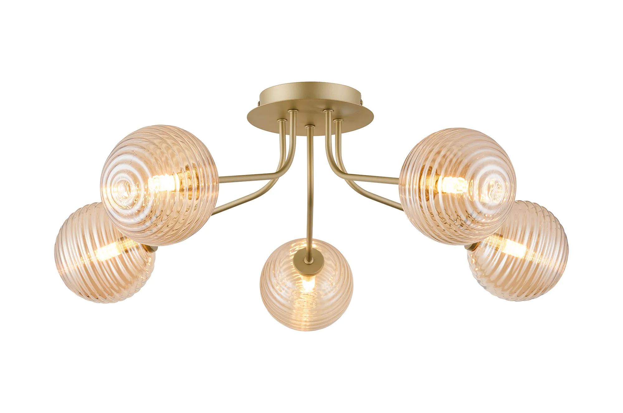 Caledon Semi Flush Light, 5 Light - Various Finishes - Image 25