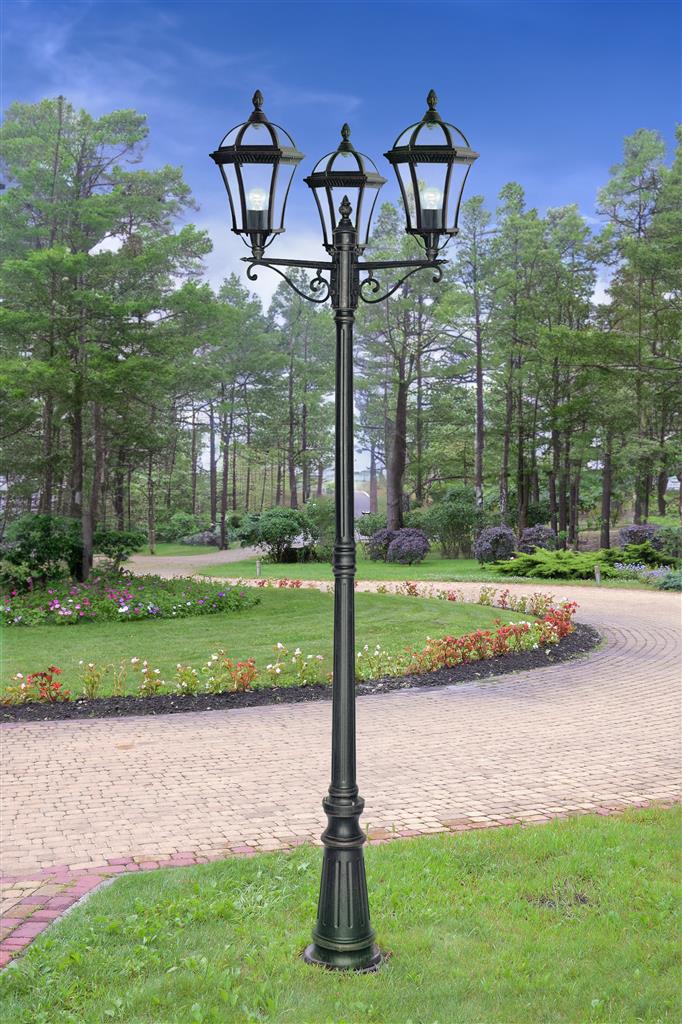 Capri 1/3Lt Post Light IP23 -  Rustic Brown - Image 6