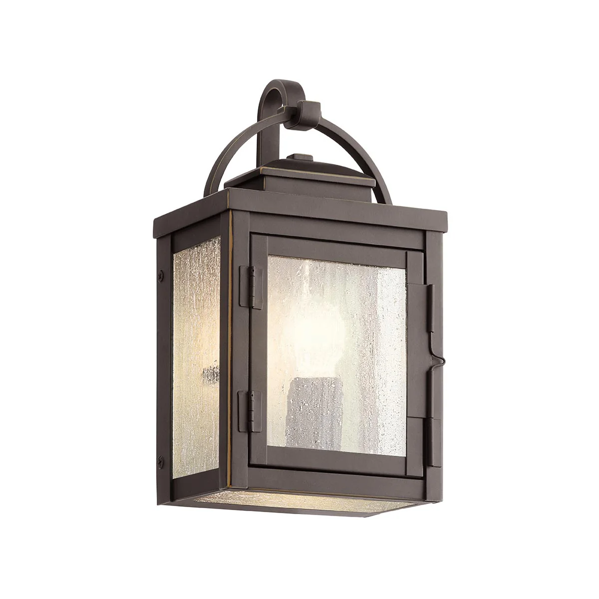 Carlson Small/Medium Wall Lantern - Rubbed Bronze Finish