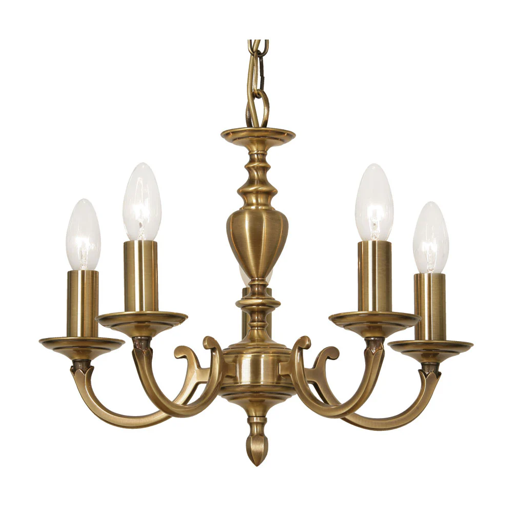 Carter 5/6 Light- Antique Brass Finish
