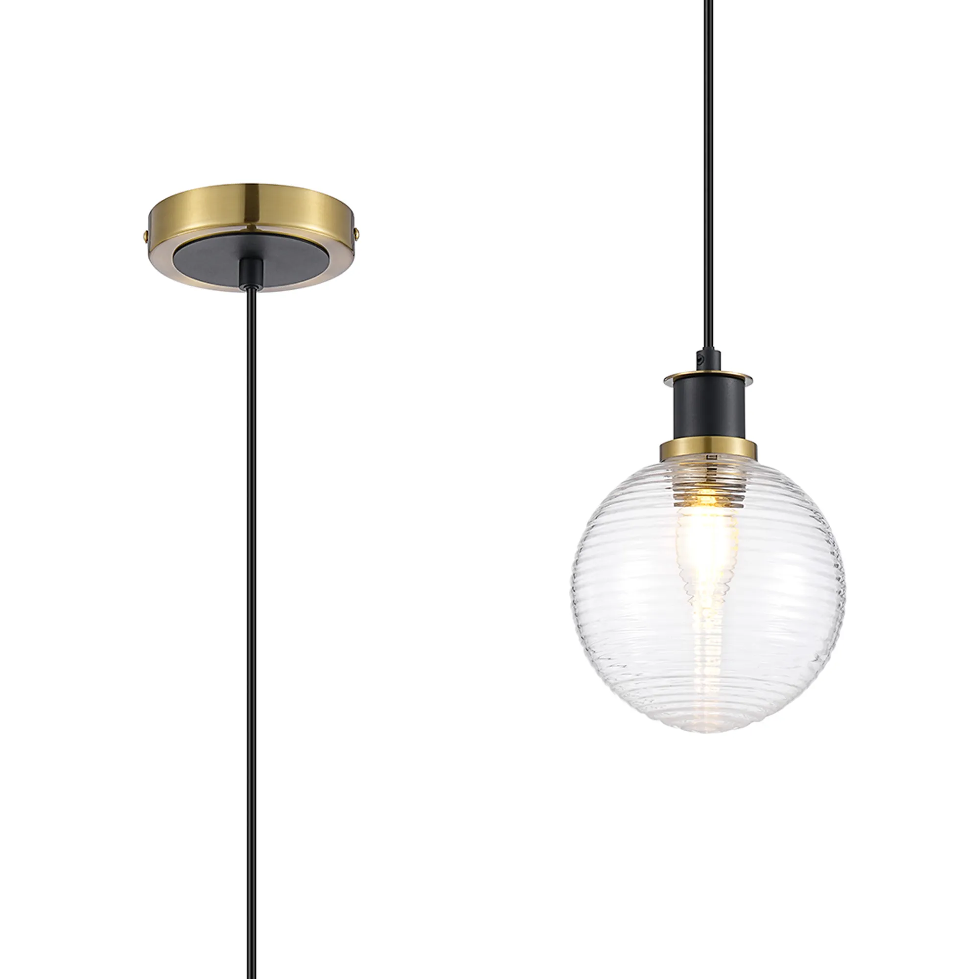Cassie  Bathroom Pendant IP44- Various Finishes - Image 16