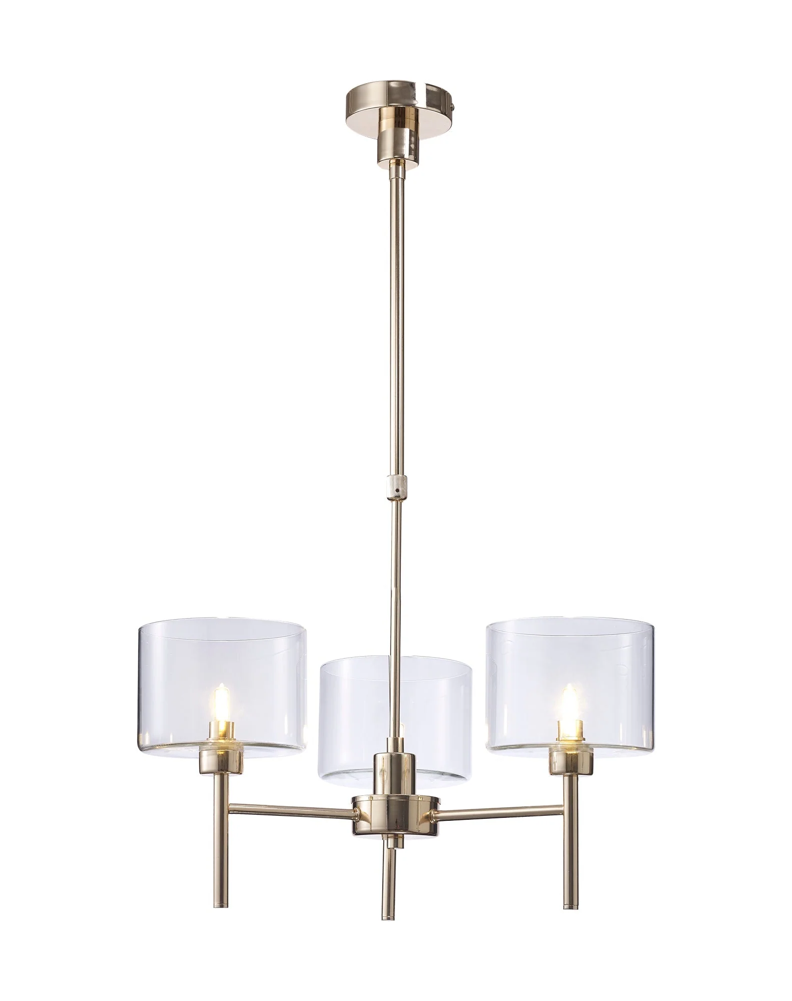 Cassis 3Lt Telescopic/Semi Flush Multi-Arm Pendant - Various Styles