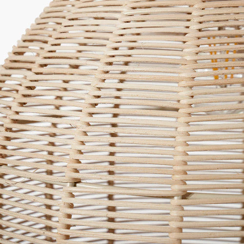 Caswell LED Natural Rattan Cloche Pendant- Various Sizes & Finishes - Image 15