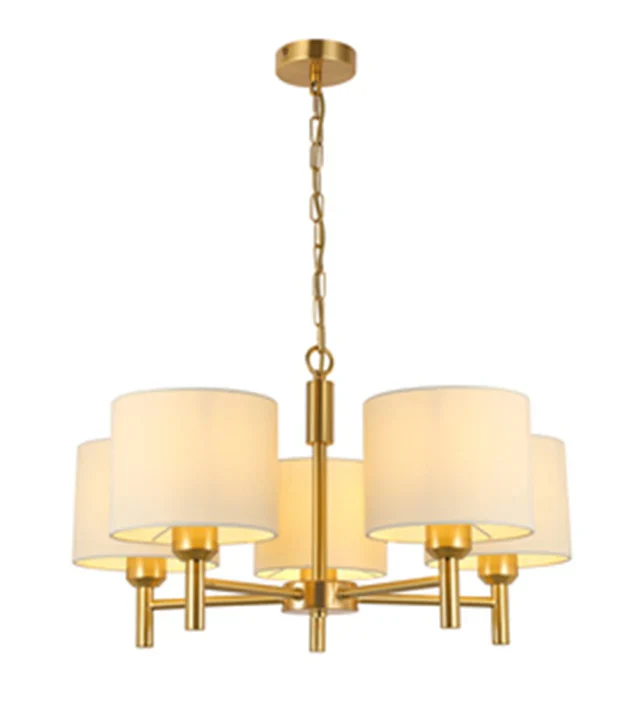Charlie 3lt/5lt Chandelier- Gold Finish - Image 2