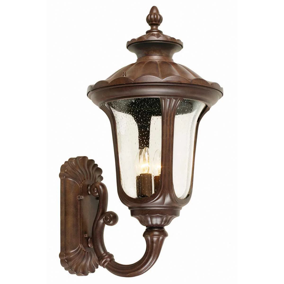 Chicago Lantern - Rusty Bronze Patina/Textured Black E14 IP44 - Image 17