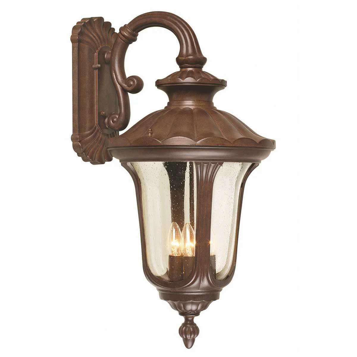 Chicago Lantern - Rusty Bronze Patina/Textured Black E14 IP44 - Image 19