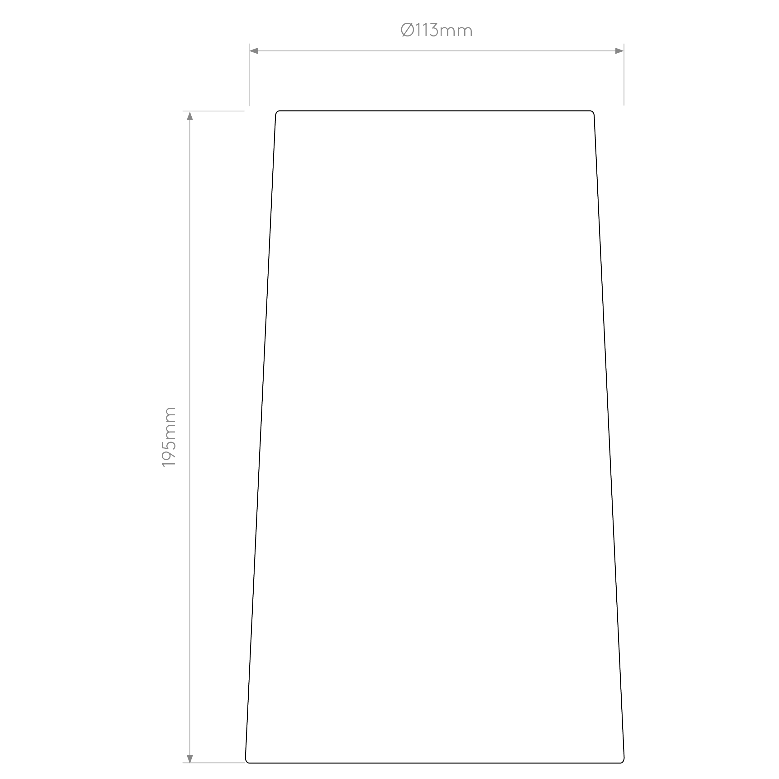 Cone 195 Glass Shade - Image 8