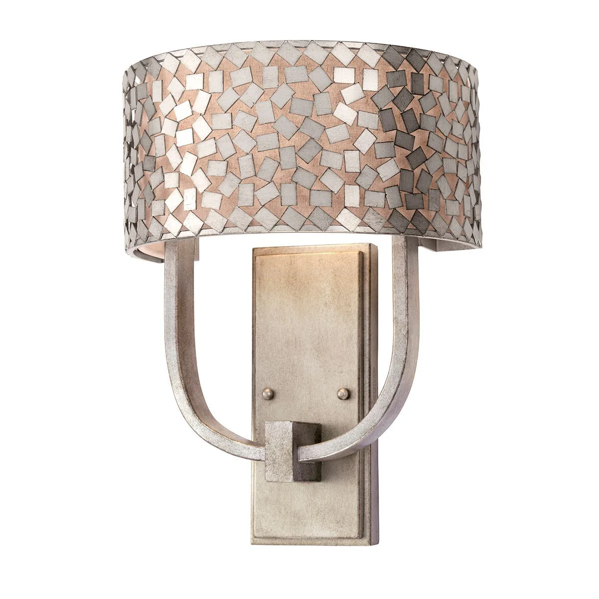 Confetti 2 Light Wall Light-Old Silver