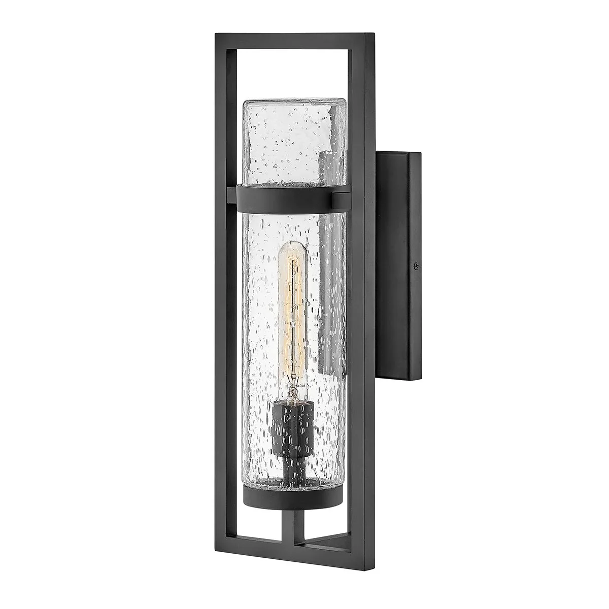 Cordillera 1lt Outdoor Wall Light, Black/Bronze, IP44
