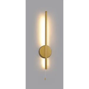 Corona Ultra-Modern LED Wall Lamp- Black & Gold Finishes - Image 3