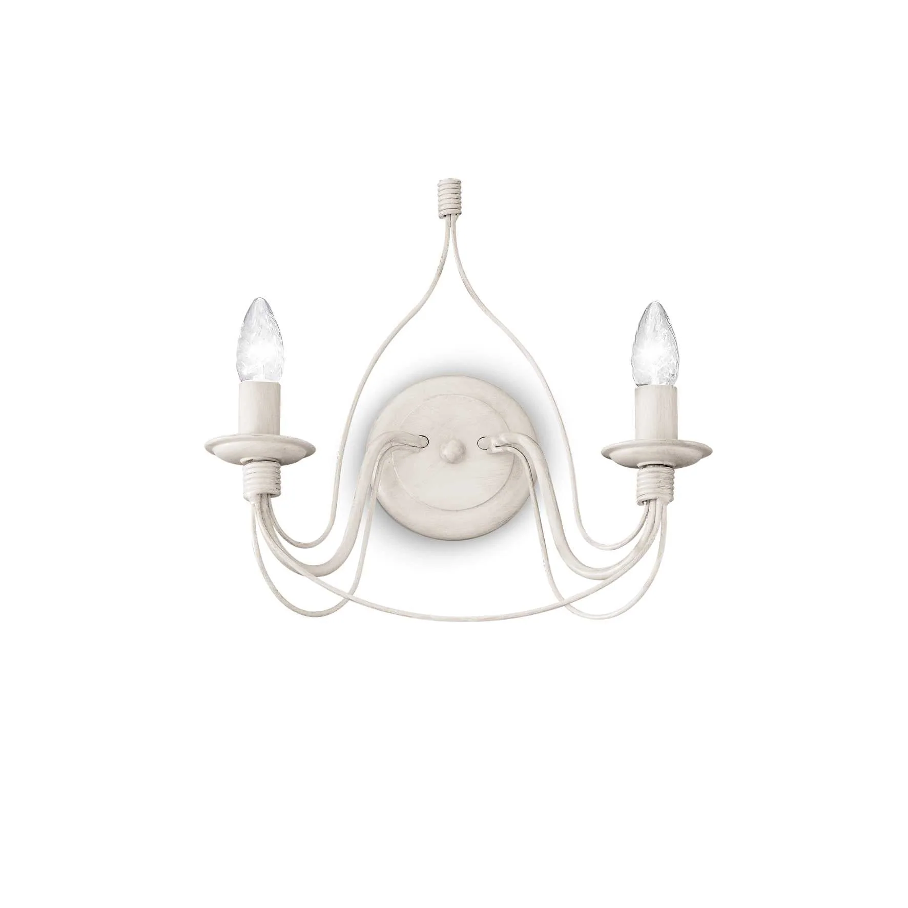 Corte Wall Lamp - White/Rust Finish