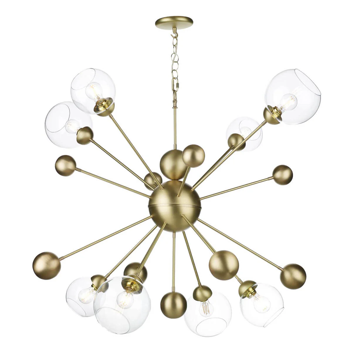 Cosmos 8 Light In Butter Brass - Image 6