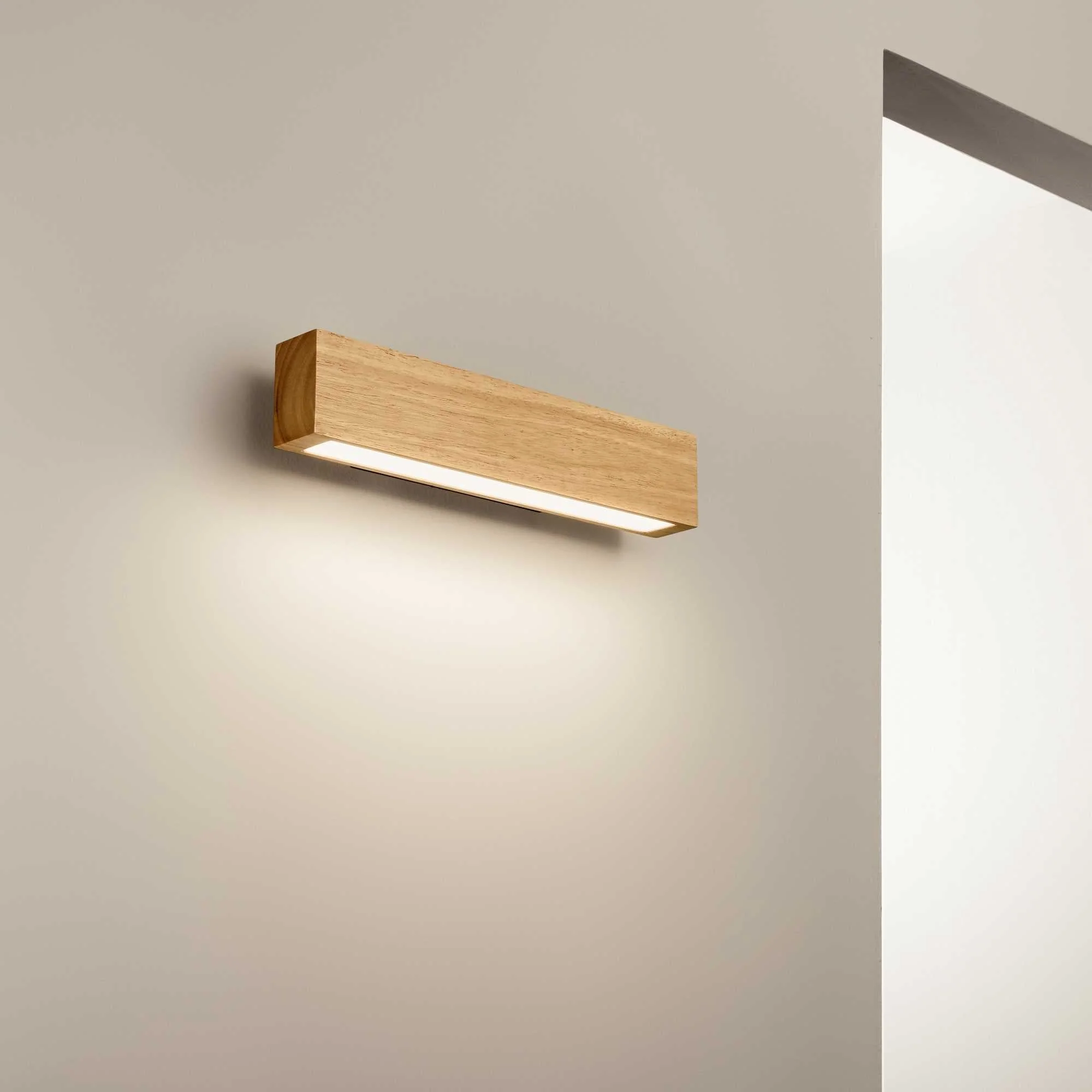 Craft Wall Light - Wood Finish - Image 2