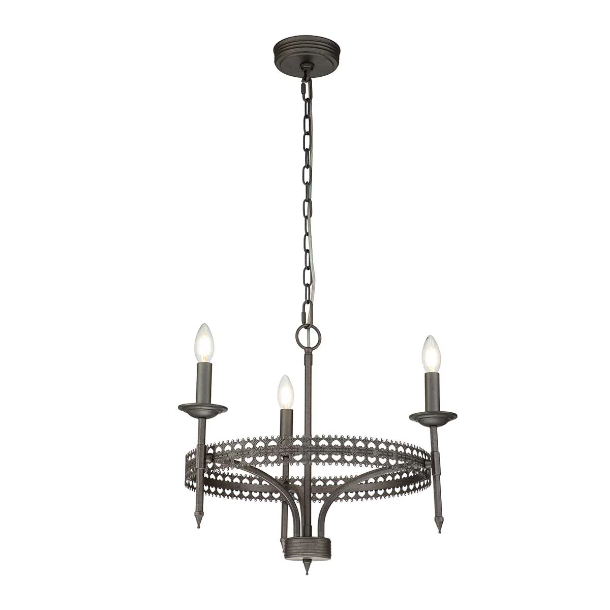 Crown 3Lt Multi-Arm Pendant