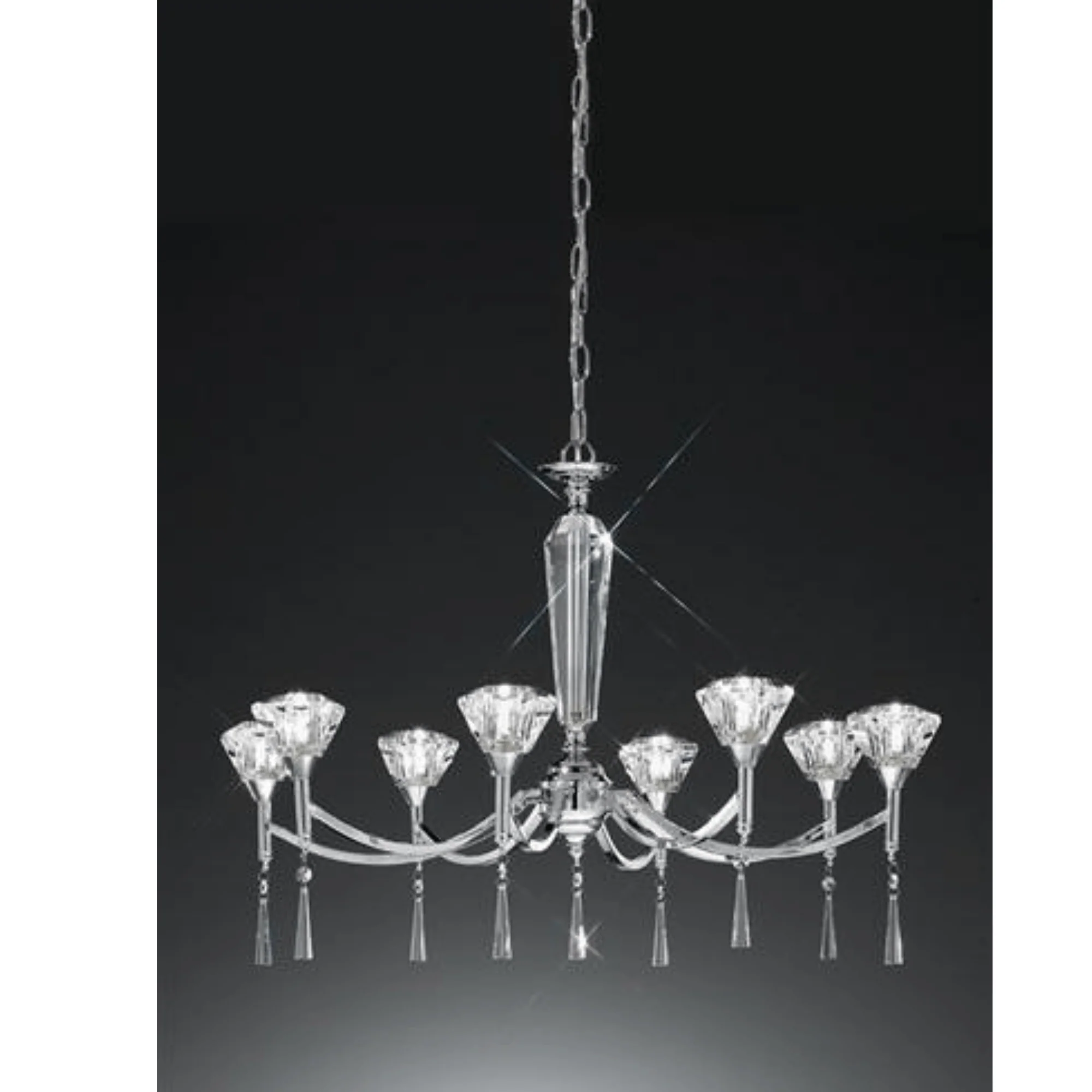 Crystelle 5/8 Light Chandelier
