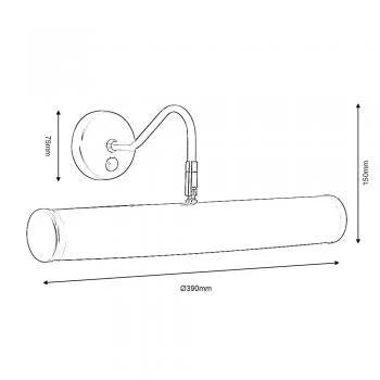 Custer SES Picture Light- Various Finishes - Image 13