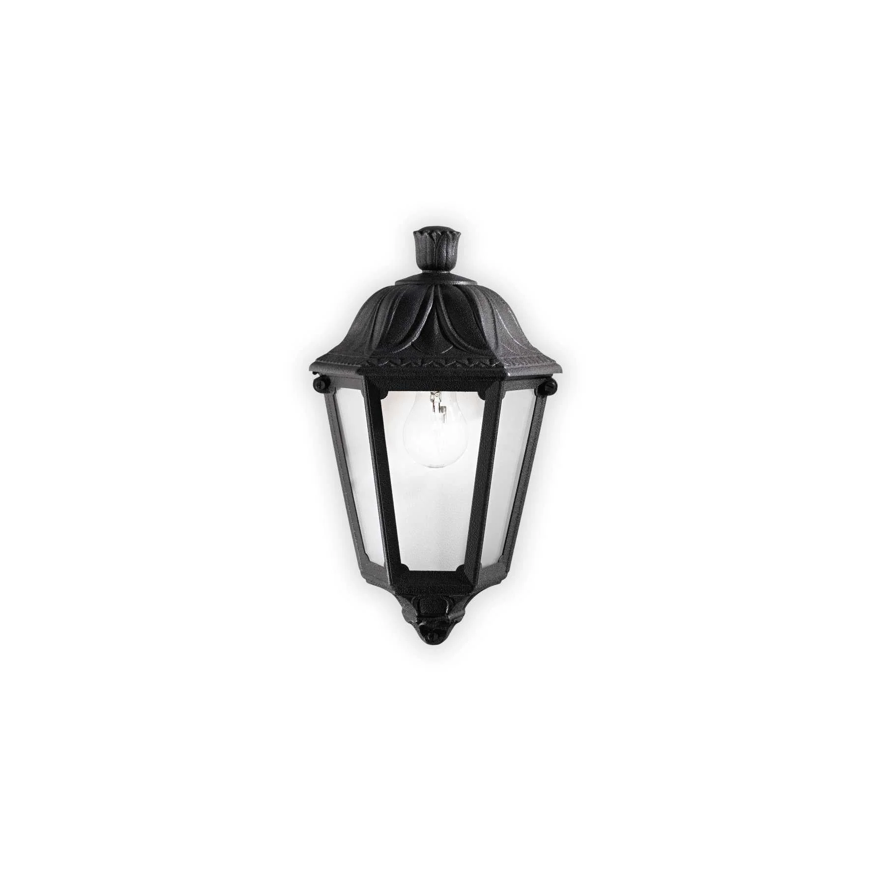 Dafne Outdoor Flush Wall Light - White/Black Finish - Image 2
