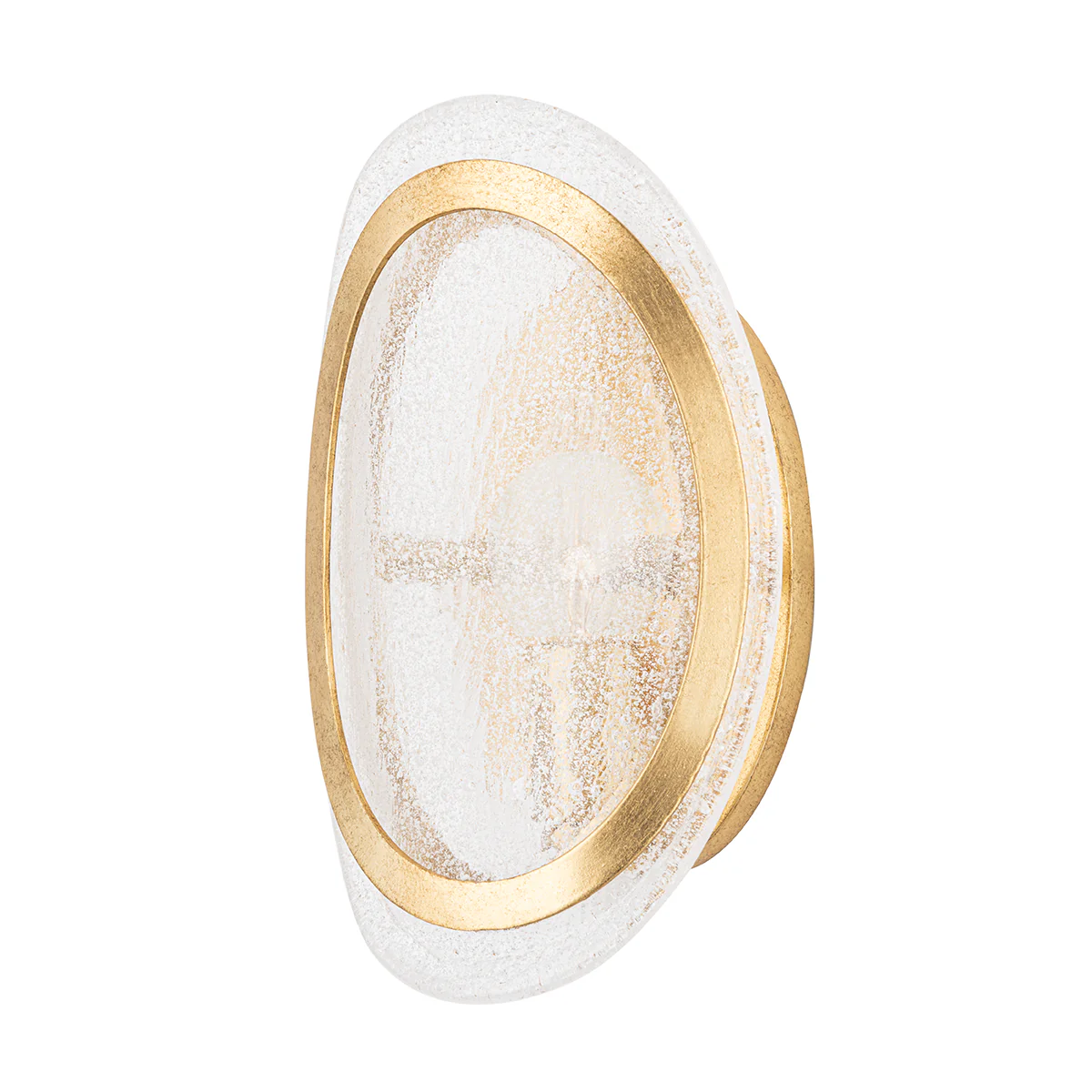 Danes 1Lt Wall Sconce - Gold Leaf