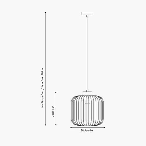 Dania Metal Wire Pendant - Various Colours & Styles - Image 3