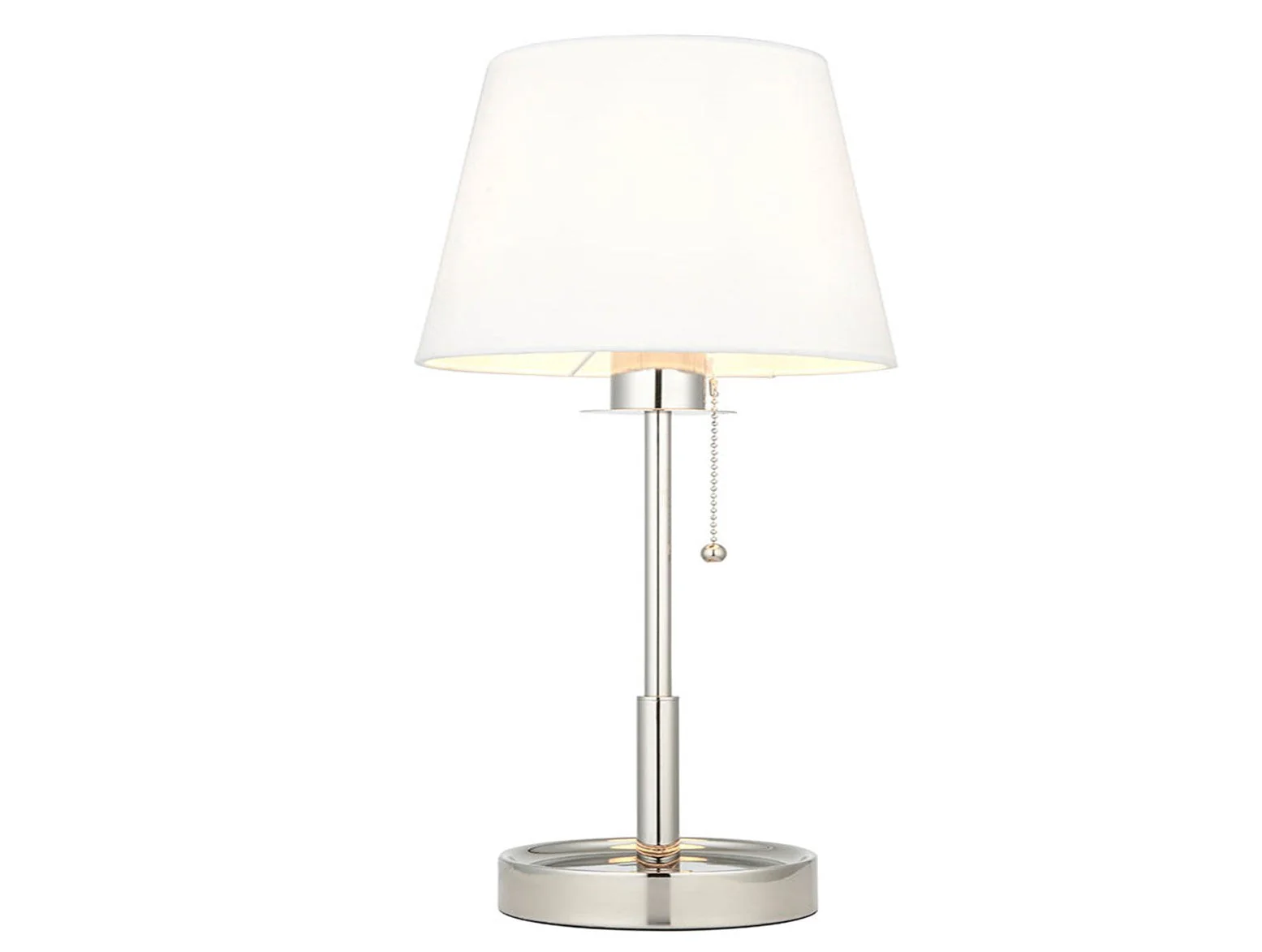 Daphney Table Lamp - Bright Nickel / Satin Brass