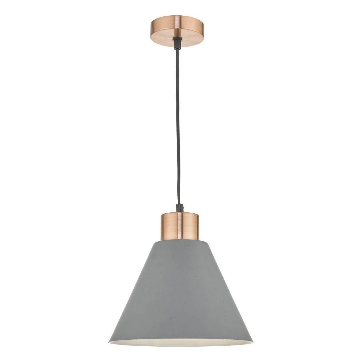 Zocalo 1lt Pendant Grey & Copper - Promotional Offer