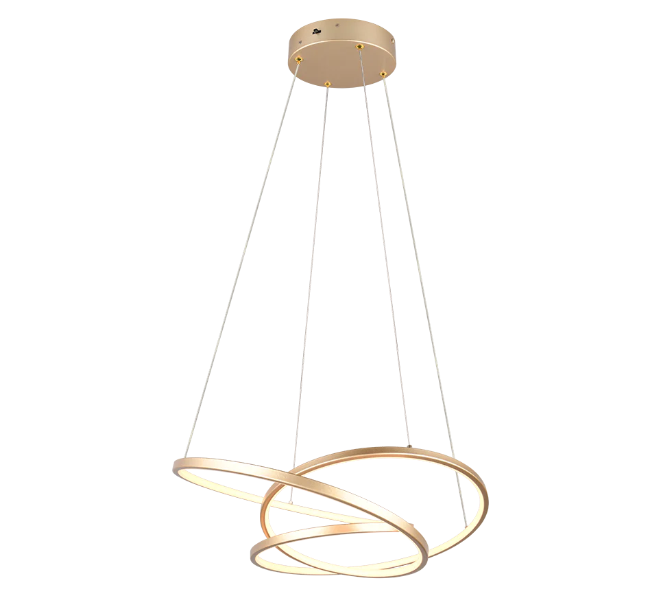 Darvin LED Hanging Ceiling Light 2300+3000+4000K in Various Finishes