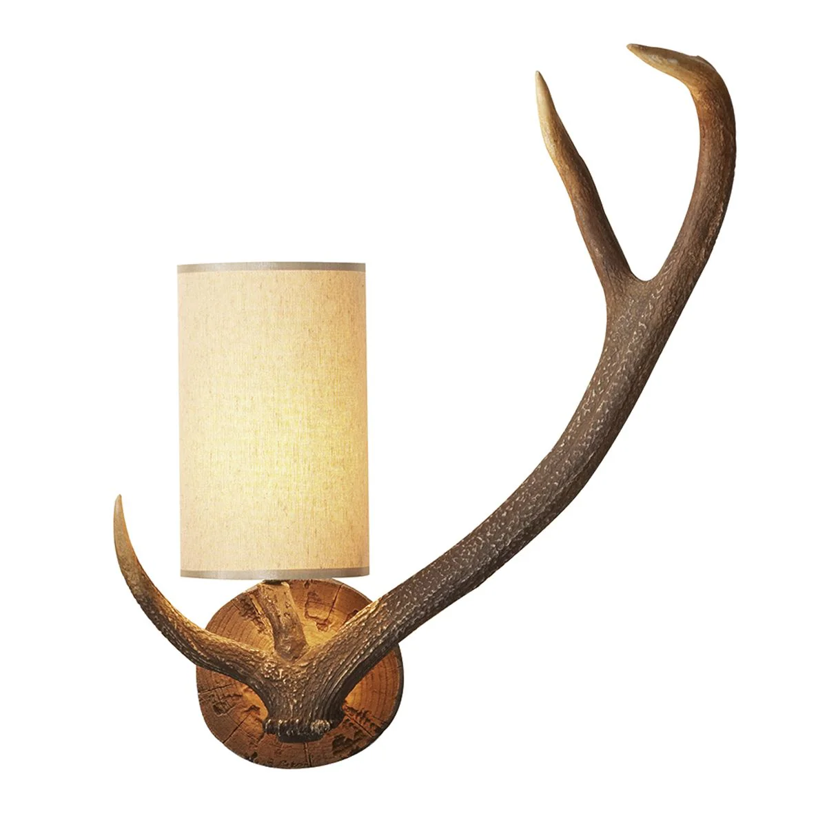 Antler Wall Light Left/Right Hand complete with Shade - Image 2