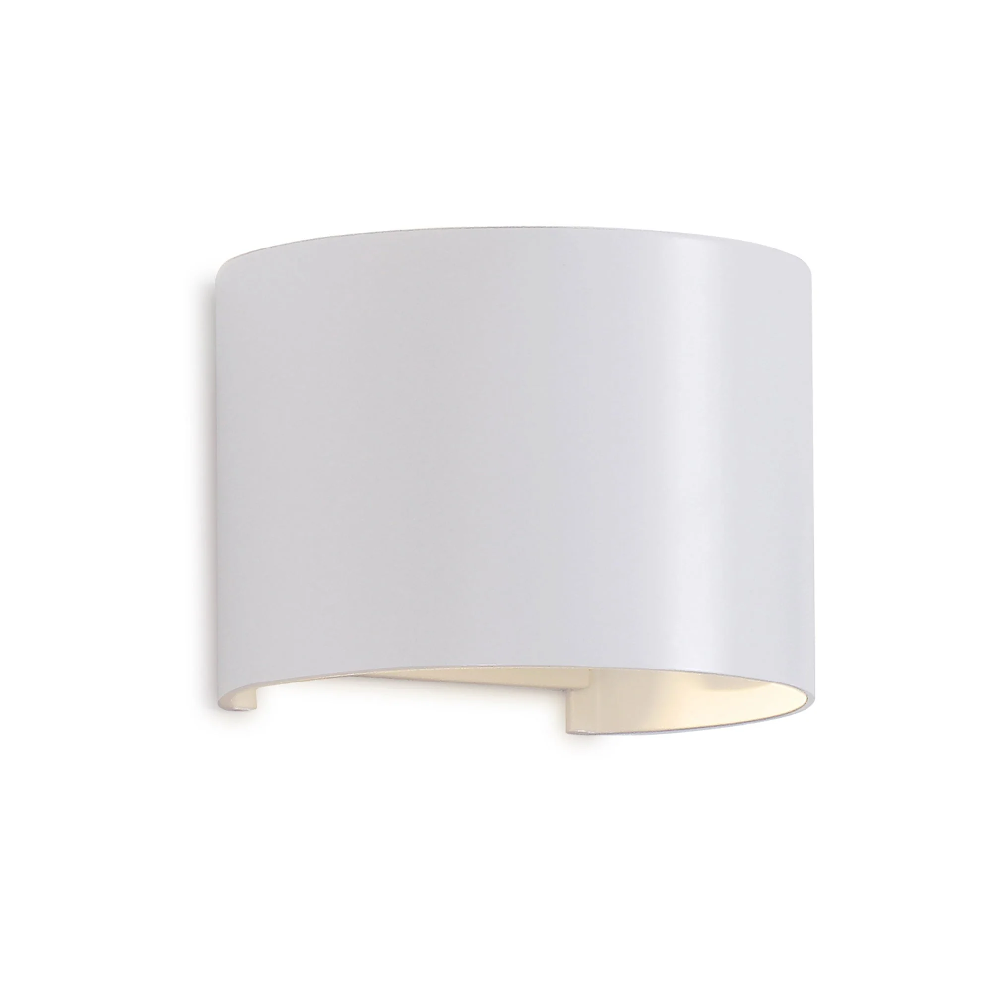 Davos Round Outdoor Up/Down LED Wall Lamp IP54 - Various Colors - Image 2