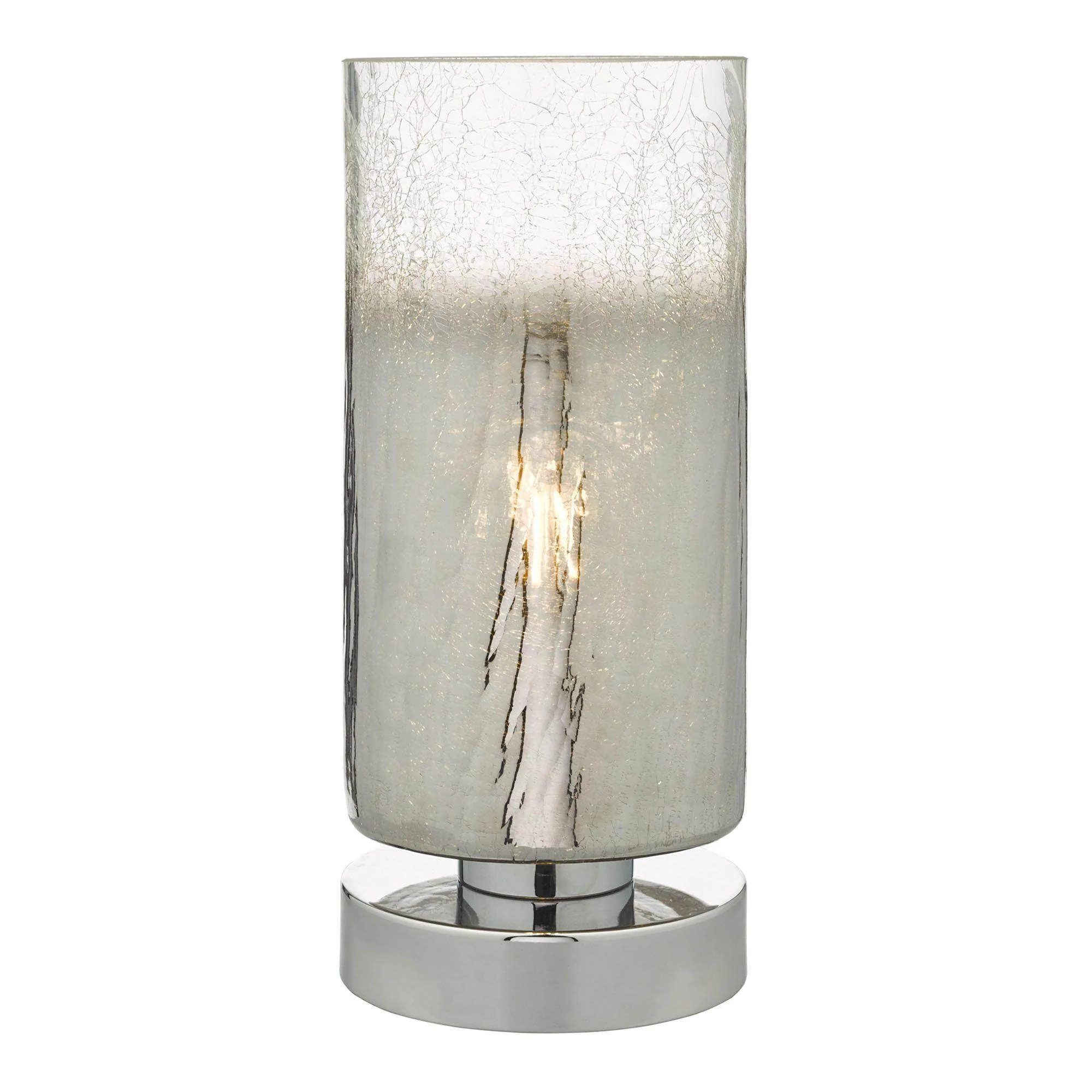 Deena Table Lamp Crackle Glass and Touch-Promotional Offer