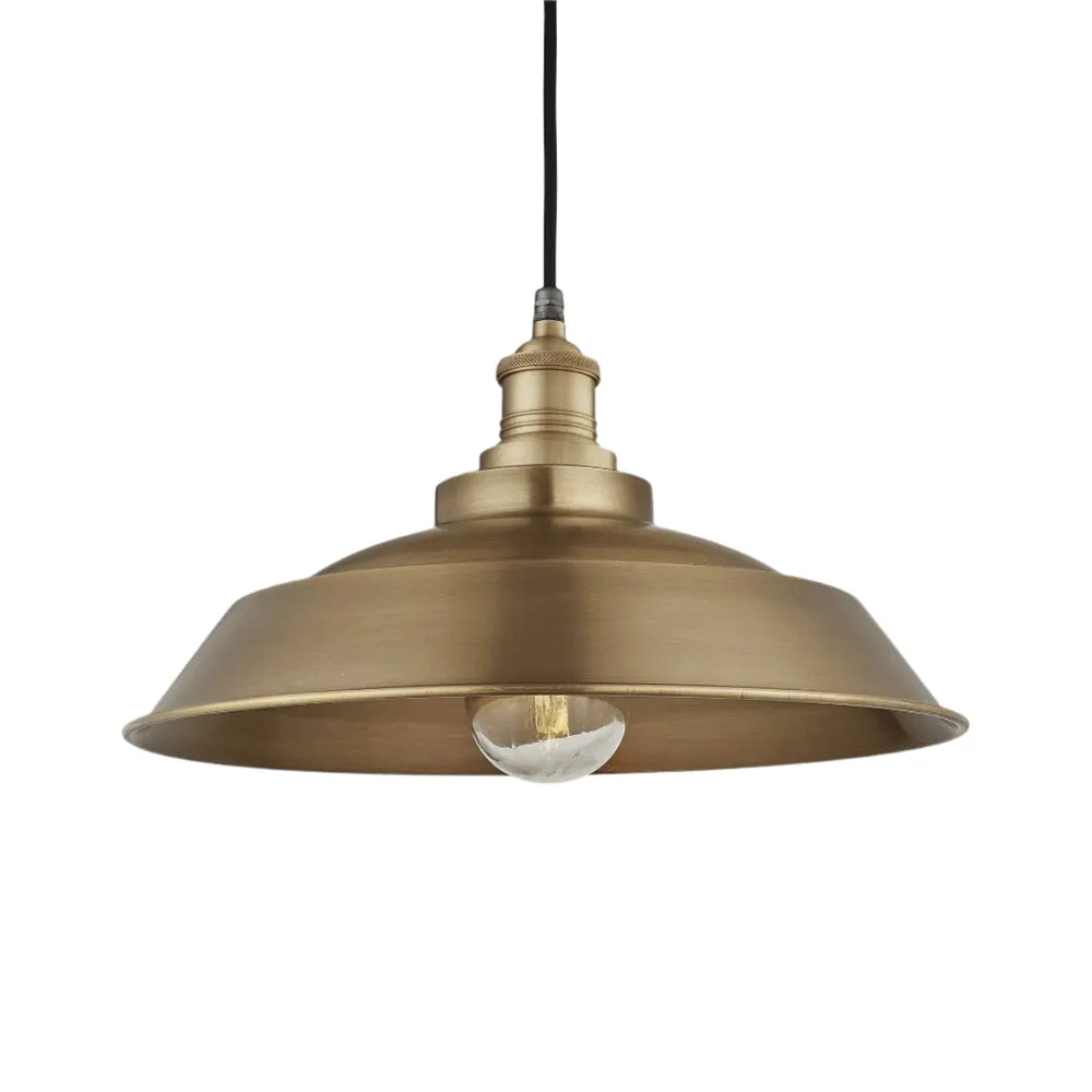 Delphi Outdoor Pendant Light 16 Inch - Brass