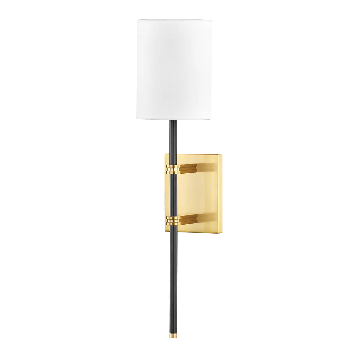 Denise 1Lt Wall Sconce - Brass/Nickel