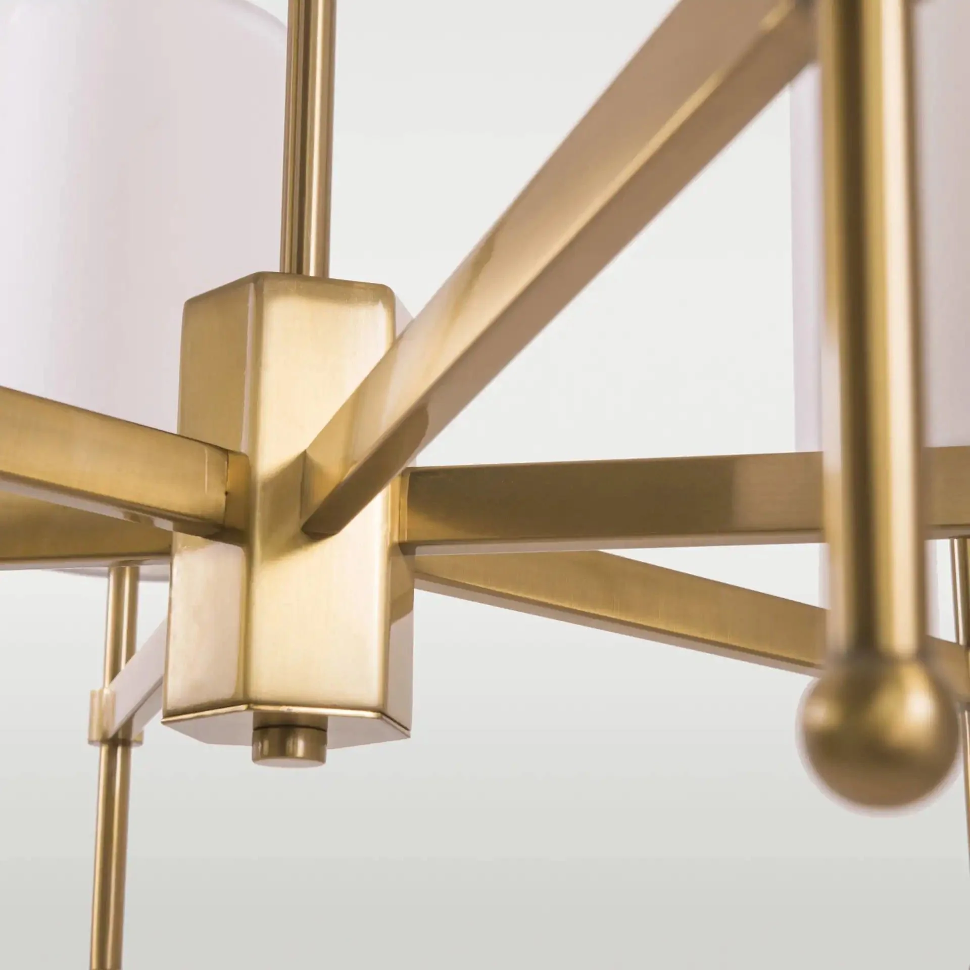 Denver Centre Ceiling Light 6Lt Nickel/Gold Finish - Promotional Offer - Image 10