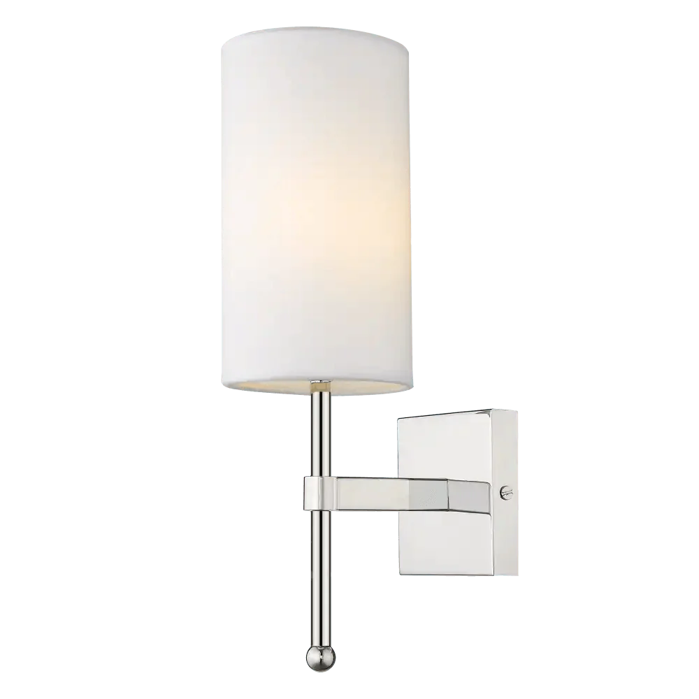 Denver Single wall Light - Nickel/Gold Finish