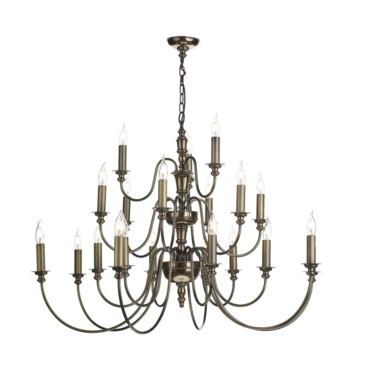 Dickens 9/21Lt Ceiling Light In Bronze/Pewter - Image 11