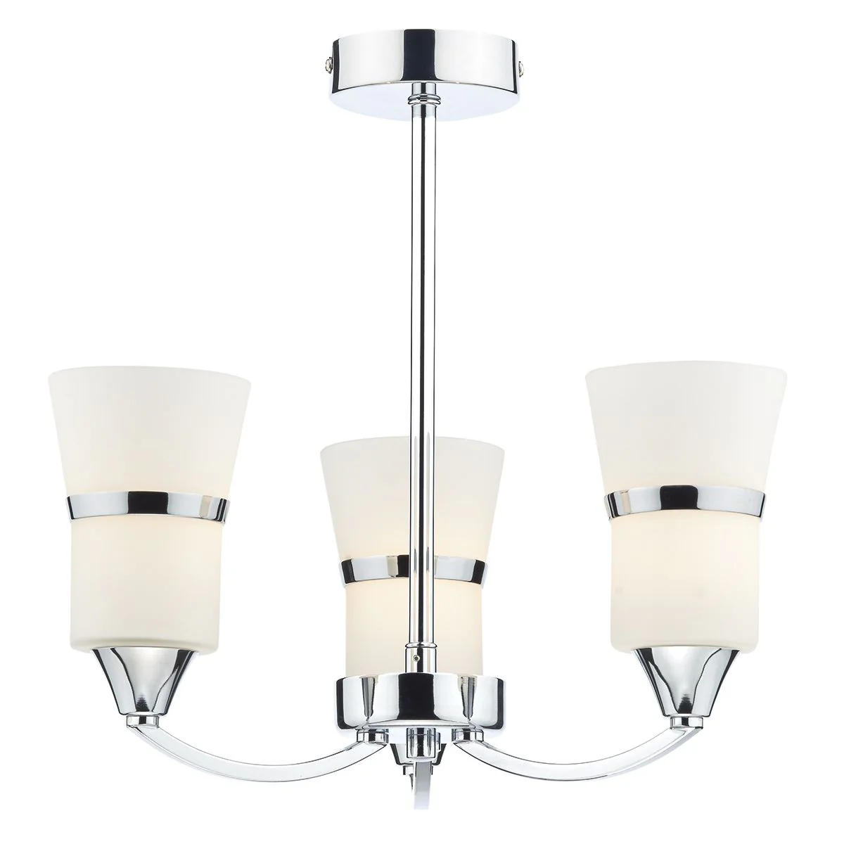 Dublin LED 3 Light Semi Flush Polished Chrome - Promotional Offer