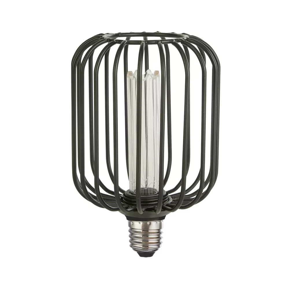E27 LED Drum Lamp- Black/ Gold Finishes - Image 20