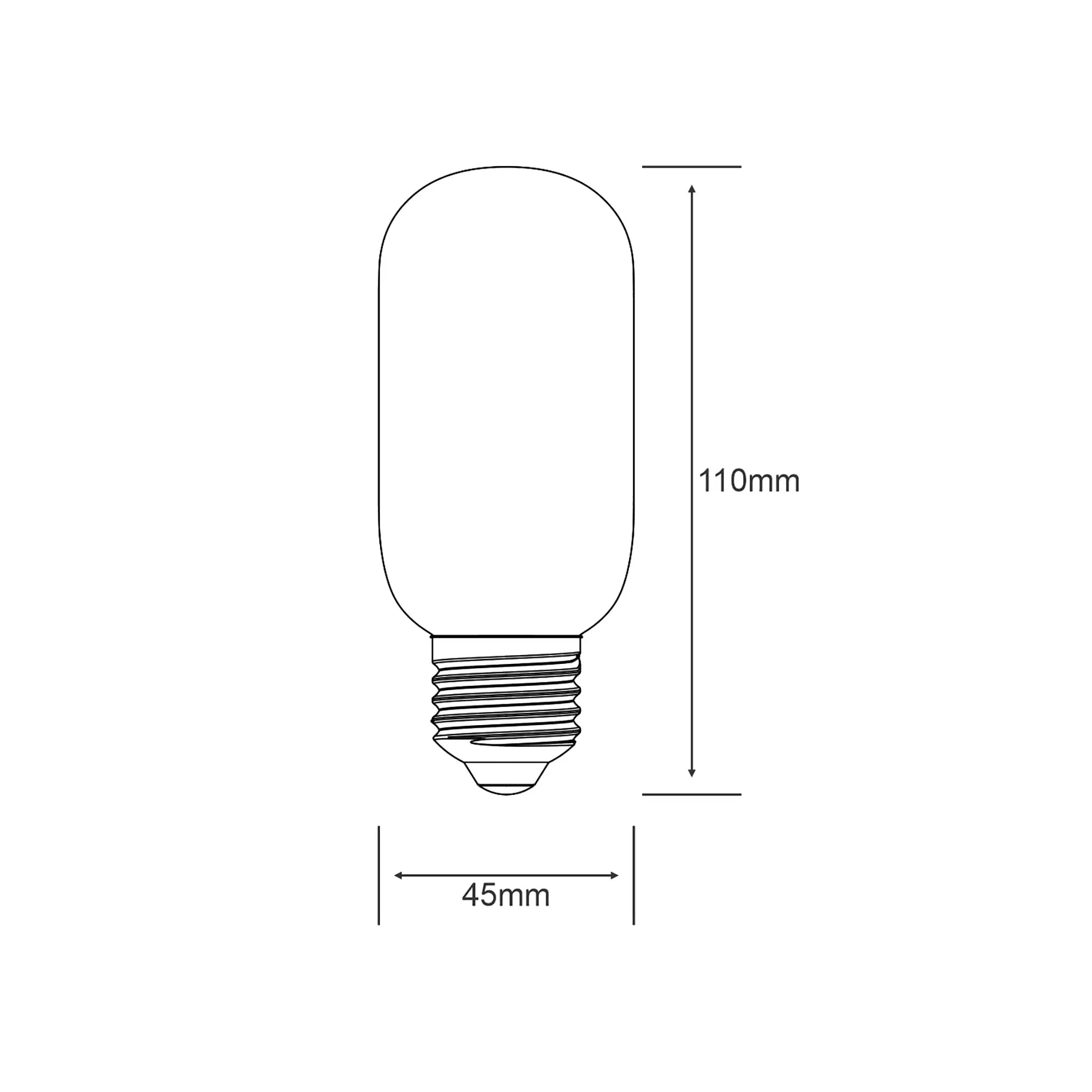 Classic Style 4W Dimmable LED T45 E27 Bulbs- Various Finishes - Image 8