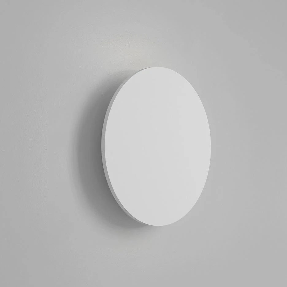 Eclipse RoundMatt Concrete/Plaster- Finish Wall Light - Image 3