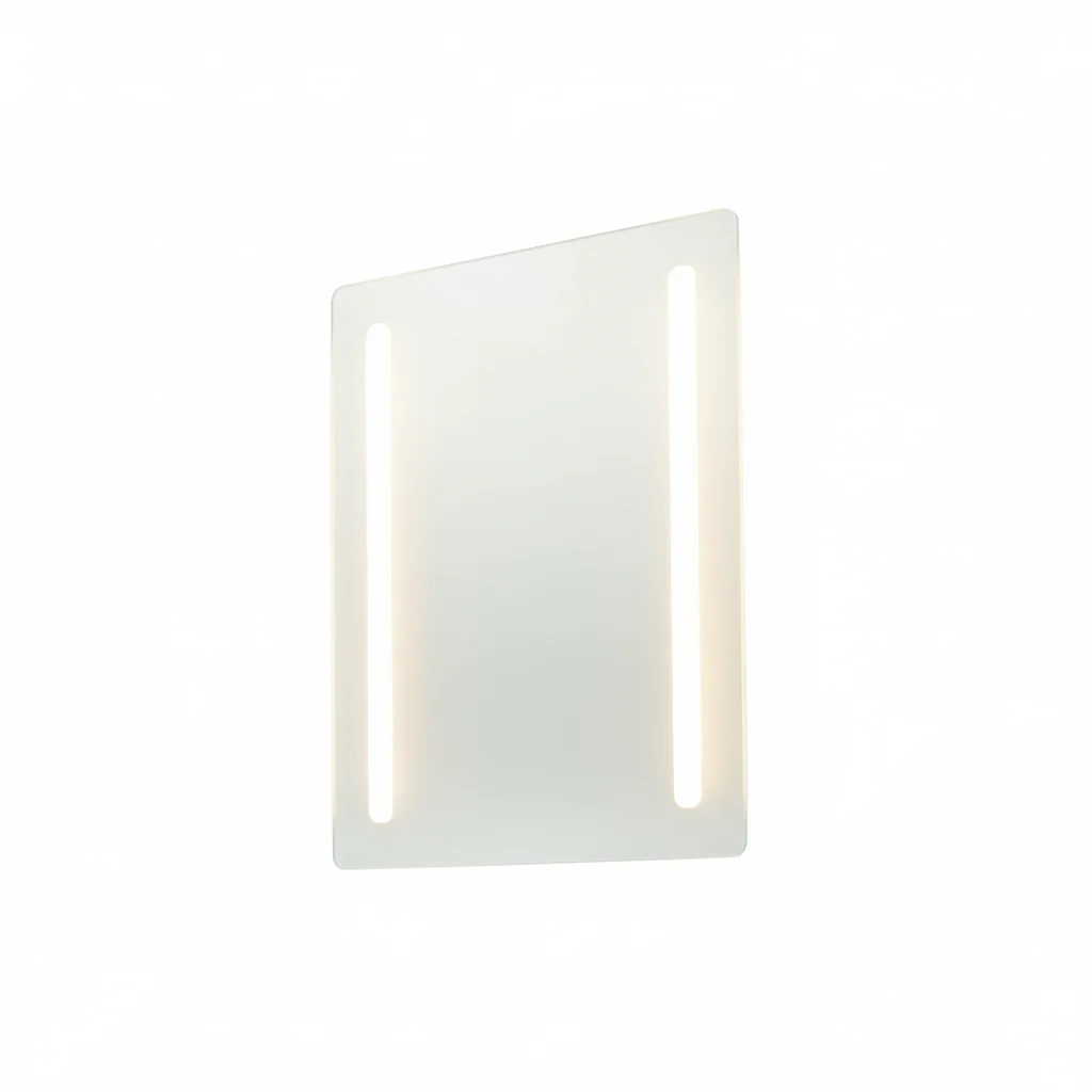 Ecti LED Bathroom Mirror Wall Light with Shaving Socket – Chrome