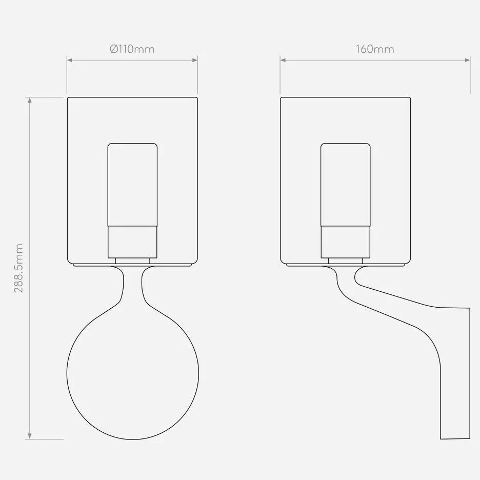 Elena Bathroom Wall Light IP44 - Matt Black/Polished Chrome - Image 10