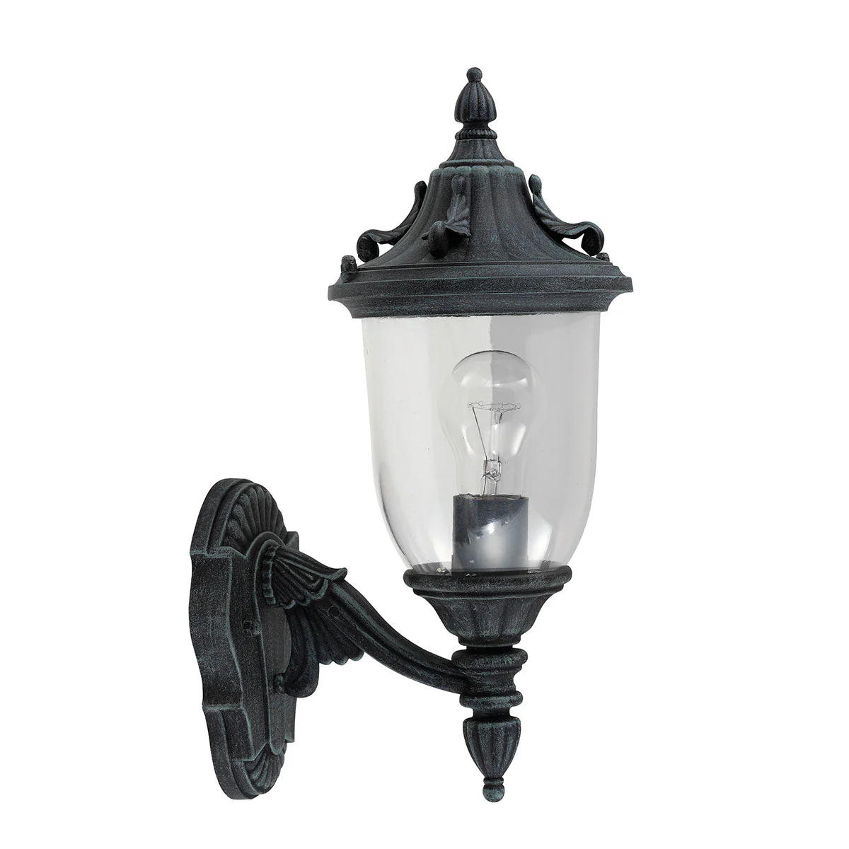 Elkstone IP44 Wall Lantern - Verdigris Finish