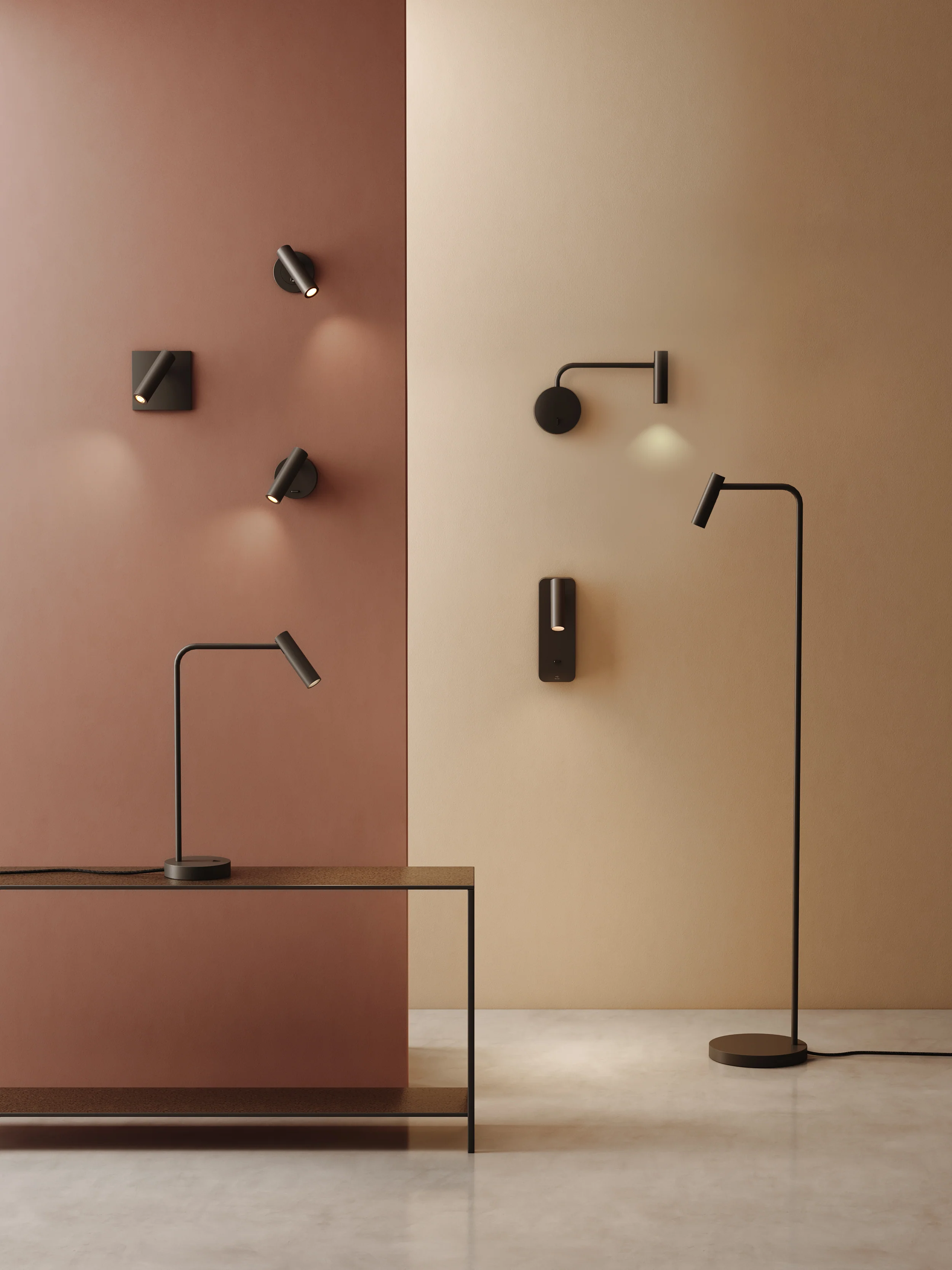 Enna LED Floor Lamp - Various Finishes - Image 6