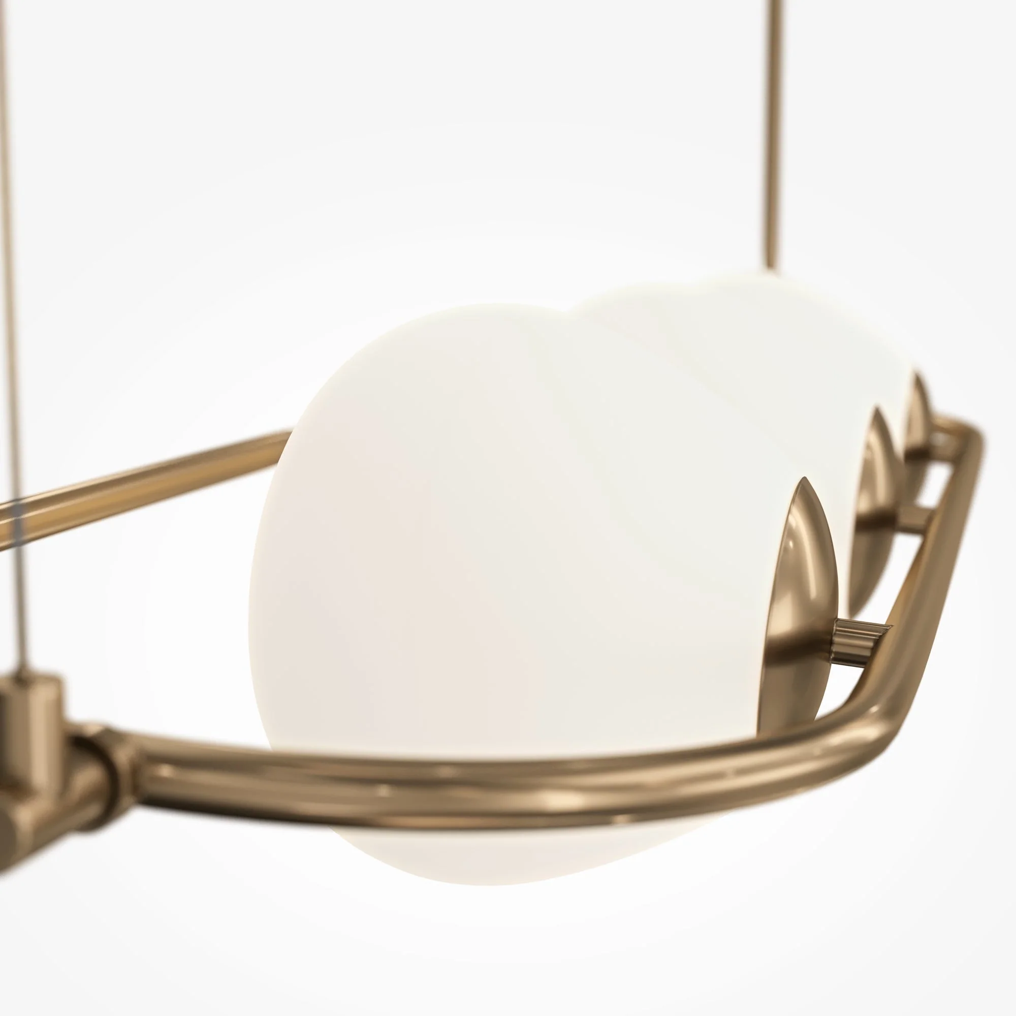 Erich 3Lt Kitchen Table Island Light - Brass/Nickel Finish - Image 6