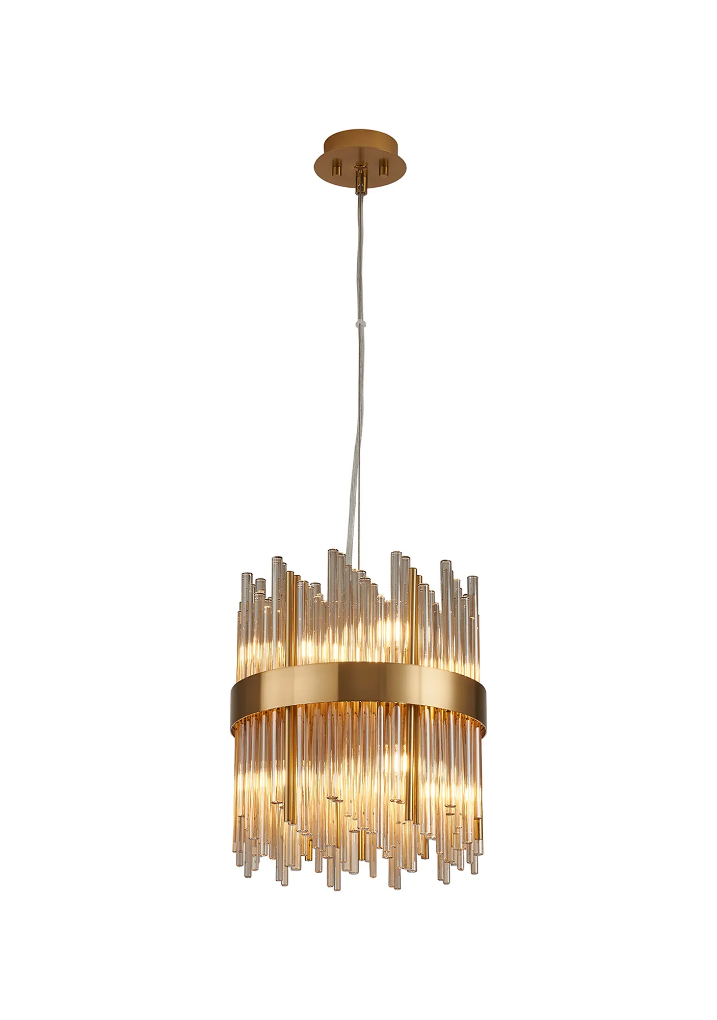 Erin 9/12Lt Glass Rod Pendant Round- Various Finishes - Image 47