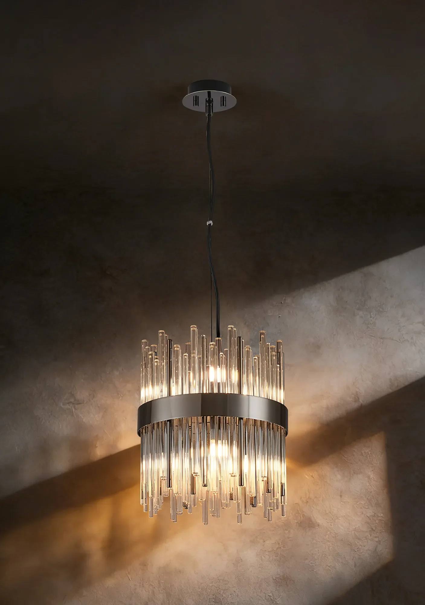 Erin 9/12Lt Glass Rod Pendant Round- Various Finishes - Image 55
