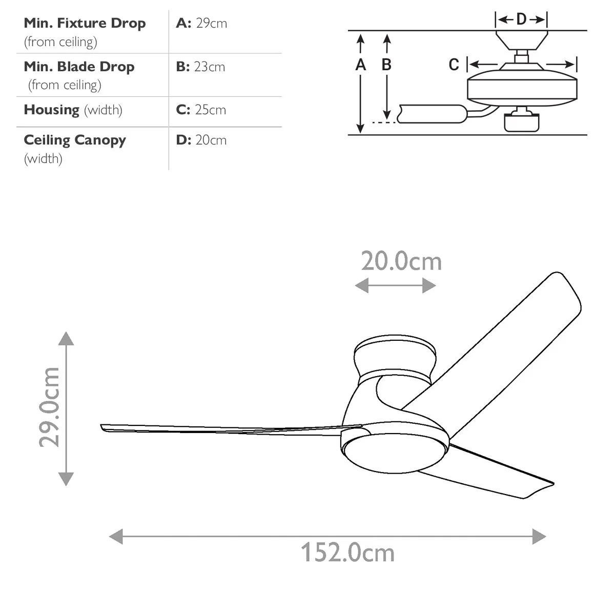 Eris - 60in / 152cm Fan - Brushed Nickel or Walnut - Image 12