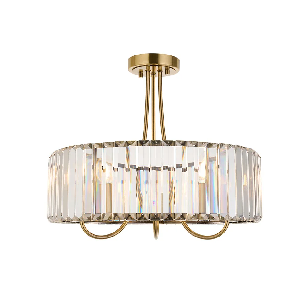 Escaly 3lt Semi Flush Ceiling Light - Image 8
